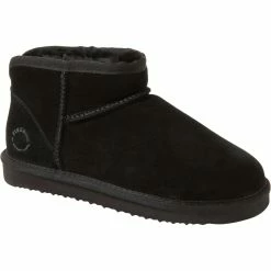 Best Sale 👍 Fireside By Dearfoams Riverland Genuine Shearling Micro Booties ⭐