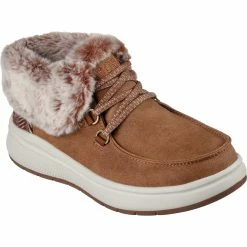Best deal ❤️ Skechers 👩 Women's Bobs Skipper Wave Cozy Queen Booties 🛒