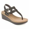Flash Sale 🌟 Journee Collection 👩 Women's Tru Comfort Foam™ Bianca Wedge 🩴 Sandal ⭐