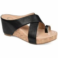 Promo ❤️ Journee Collection 👩 Women's Tru Comfort Foam™ Rayna Wedge 🩴 Sandal 👏 -women’s shoes Sale unnamed file 2414