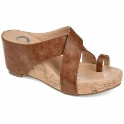 Promo ❤️ Journee Collection 👩 Women's Tru Comfort Foam™ Rayna Wedge 🩴 Sandal 👏 -women’s shoes Sale unnamed file 2415