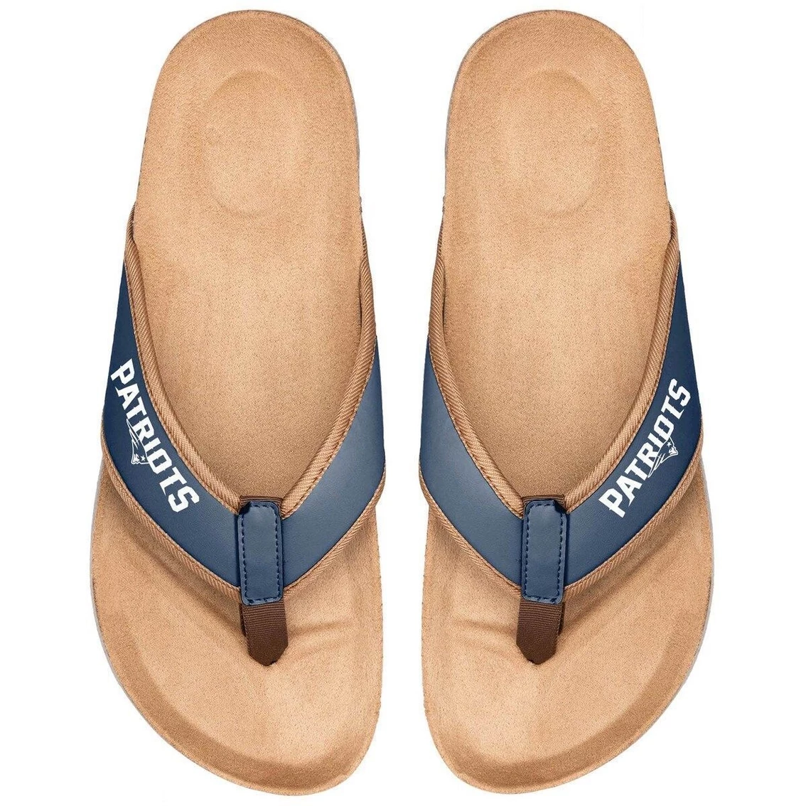 Deals π― Men's FOCO New England Patriots Cork Flip Flops π 1 Deals π― Men's FOCO New England Patriots Cork Flip Flops π
