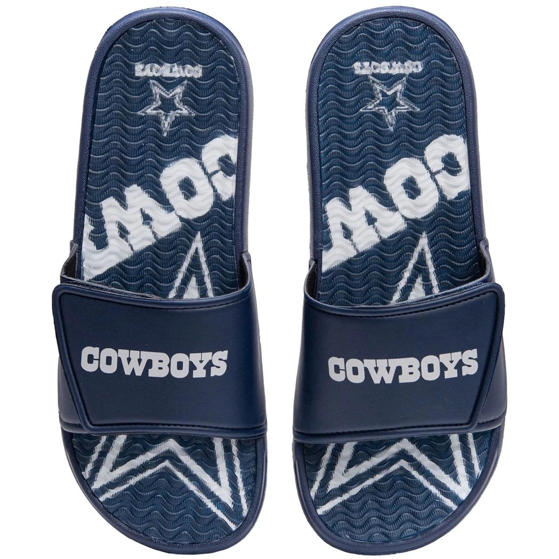 Budget π₯° Youth FOCO Dallas Cowboys Gel Slide π©΄ Sandals π 1 Budget π₯° Youth FOCO Dallas Cowboys Gel Slide π©΄ Sandals π