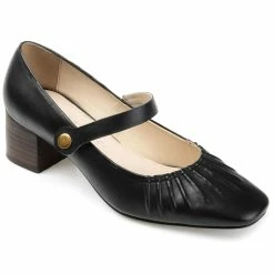 Hot Sale 🎁 Journee Signature 👩 Women's Genuine Leather Tru Comfort Foam™ Ellsy Pump ✨