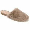 Cheapest 👏 Journee Collection 👩 Women's Faux Fur Evelin Mule 🤩