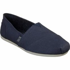Best deal 🤩 BOBS From Skechers 👩 Women's Plush Peace And Love Canvas Slip On 👟 Shoes 🛒