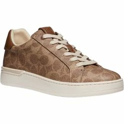 Cheapest ⭐ COACH 👩 Women's Lowline Lace Up 👟 Shoes ❤️