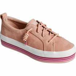 Promo 🛒 Sperry 👩 Women's Crest Vibe Platform Multi Stripe 👟 Sneakers 😉