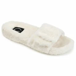 Best Pirce 🔥 Journee Collection 👩 Women's Faux Fur Shadow Slipper 😉
