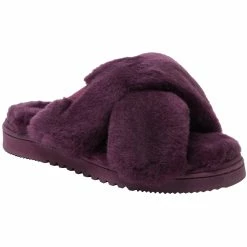 Wholesale 💯 Fireside By Dearfoams 👩 Women's New Castle Shearling Slides 💯 -women’s shoes Sale unnamed file 5886