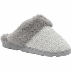women’s shoes Sale 50 Best Pirce 😉 Kelly & Katie 👩 Women's Katalina Knit Fur Lined Scuff Slippers ⭐