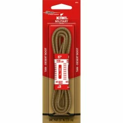 Budget 👍 Kiwi Military Desert Boot Laces 87 In., Tan 🧨